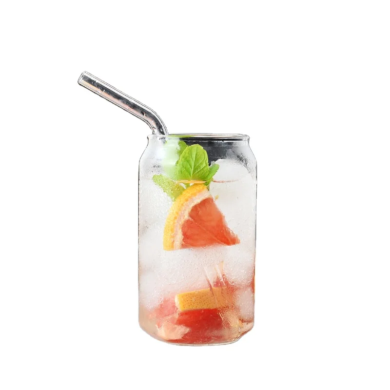 

Creative Glass Mug Cola Can Shaped Glass Mug, Transparent