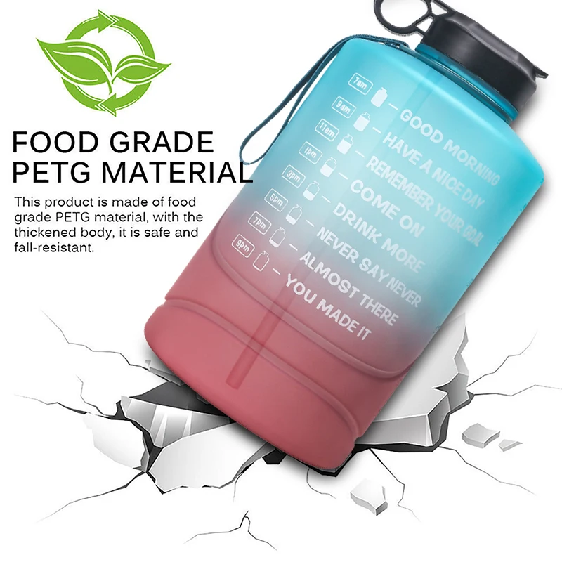 

Customized New Brand 3.78L plastic PETG Material School Unisex Water Bottles For Business Gifts, Custom