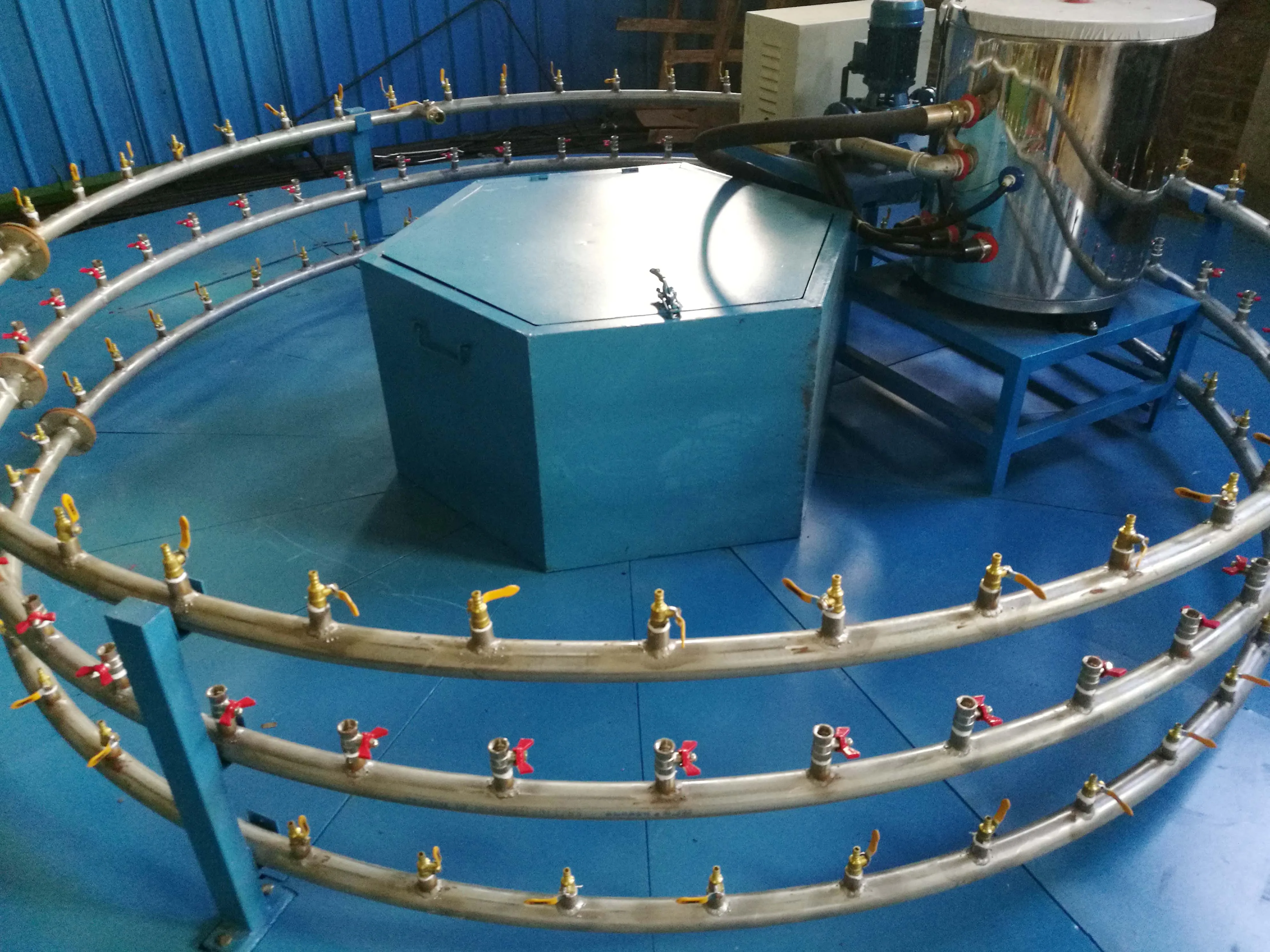 
Automatic Insole and Outsole pu rotary machine polyurethane foam shoe sole production line 