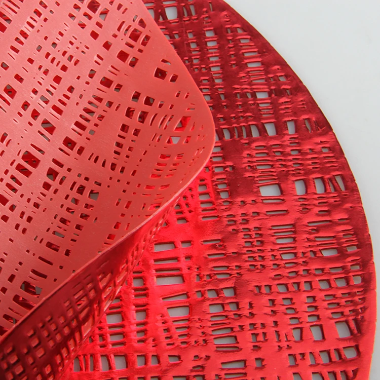 

Royalunion Cheap Hot Sale Top Quality Round Placemats Pvc, Placemat Set