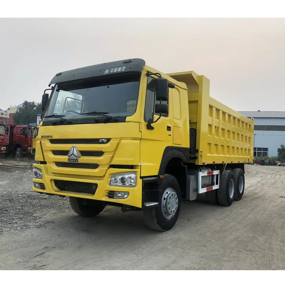 

High quality grade cargo box Sino 6x4 dump truck 371 375 hp 40 ton used howo trucks for sale ghana, Customer's request
