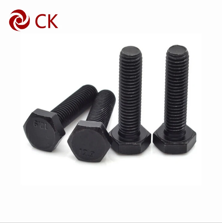 
Hex bolt manufacturer high quality DIN933 8.8 grade galvanized hex bolts 