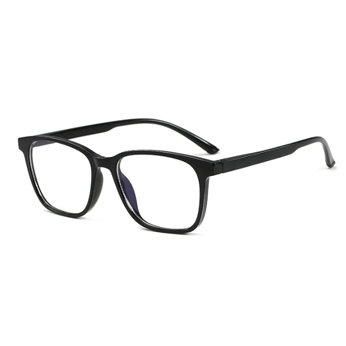 Glasses Retro Frame For Men Spectacles Big Square Frames New Anti Blue Light Glasses For Women Fashion Poly