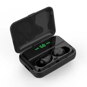 Display Waterproof TWS Bluetooth Noise Cancelling Wireless Earbuds