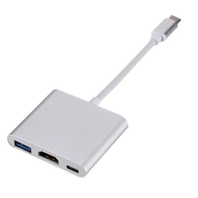 

Manufacturer direct selling type-c hub three-in-one hub 4K VGA adapter usb-c multifunctional expansion dock