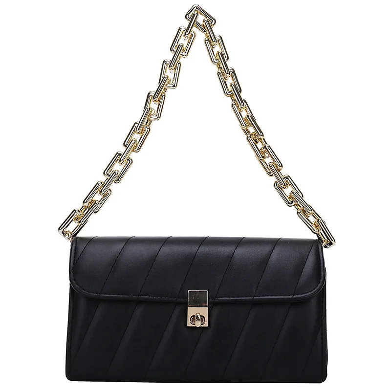 

New style women shoulder bag underarm bag trend Ladies chain bag, 4 color