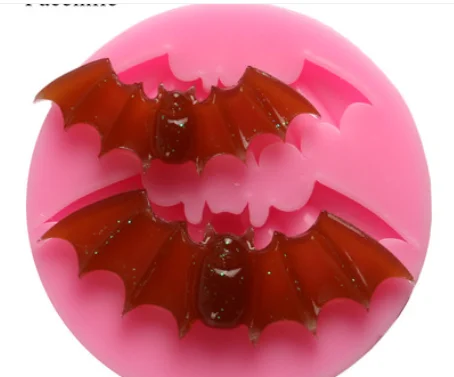 

Halloween Cake Silicone Epoxy Bat Shape Cake Fondant DIY Baking Pastry Decoration Mold Making Crafts Bakeware Tool Accessories