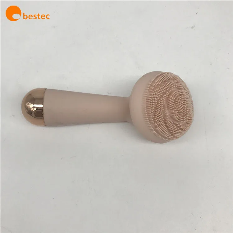 

Electric Facial Cleansing Brush High Quality Silicone Electric Facial Cleansing Brush, Pink