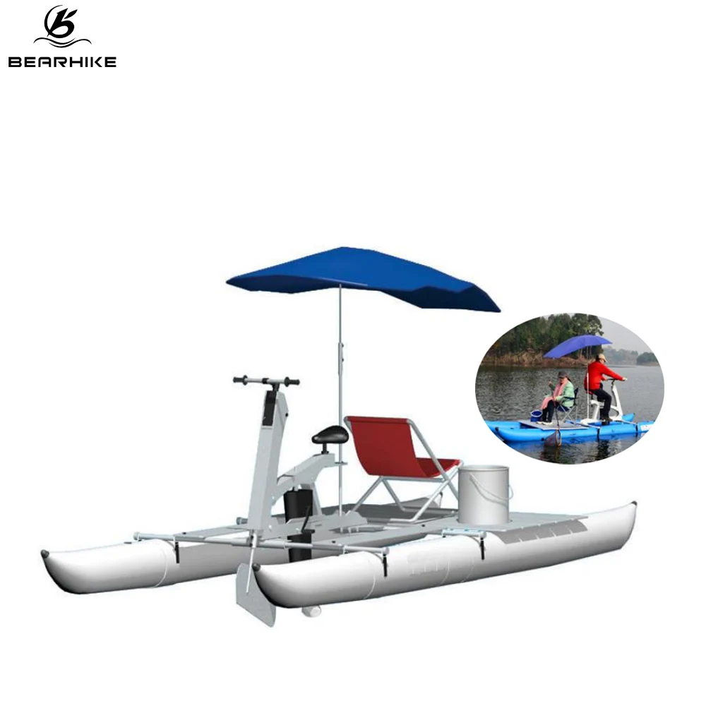 

Fashion Inflatable Water Bike Pedal Boat For fishing