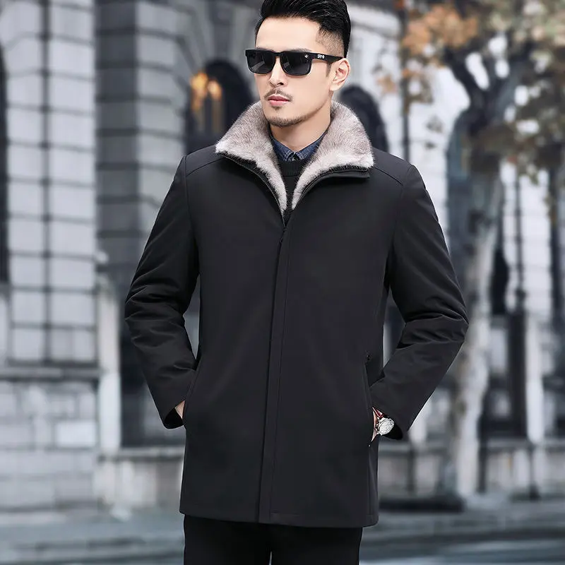 

2021 new mens down feather Korean style gorgeous men's plus size clothes winter jackets