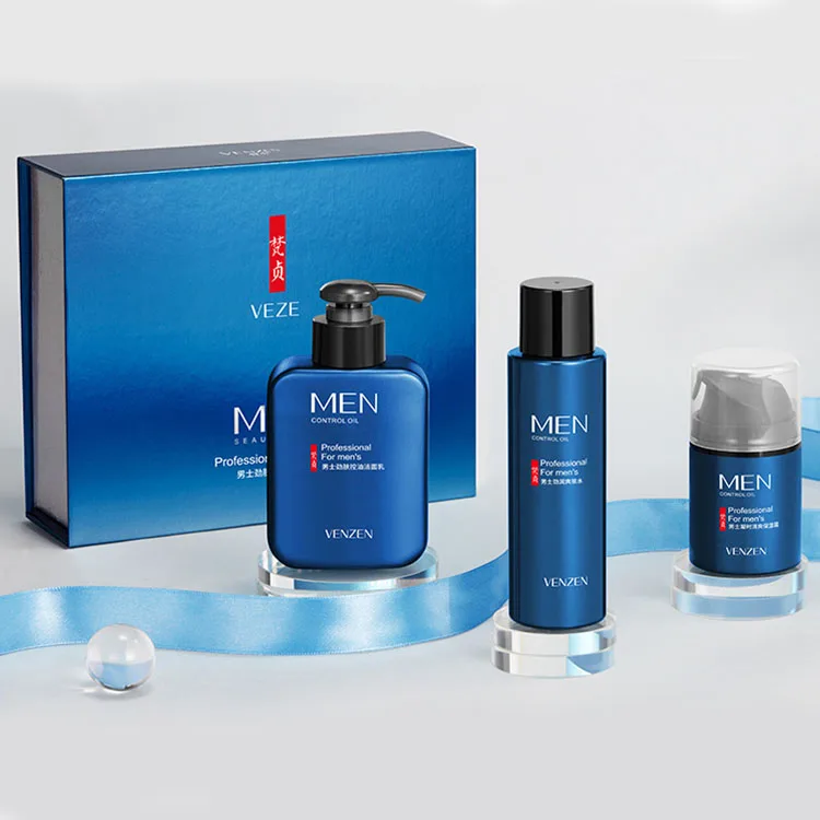

2021 Skincare products natural moistening luxury gift cosmetic vegan facial anti acne organic men Korean skin care set