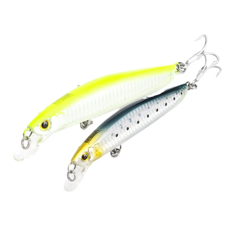 

Kingdom 7502Sea Floating Minnow Fishing Lure 12cm 13cm High Quality Artificial Baits Good Action Wobblers For Saltwater Jertbait, 6 colors
