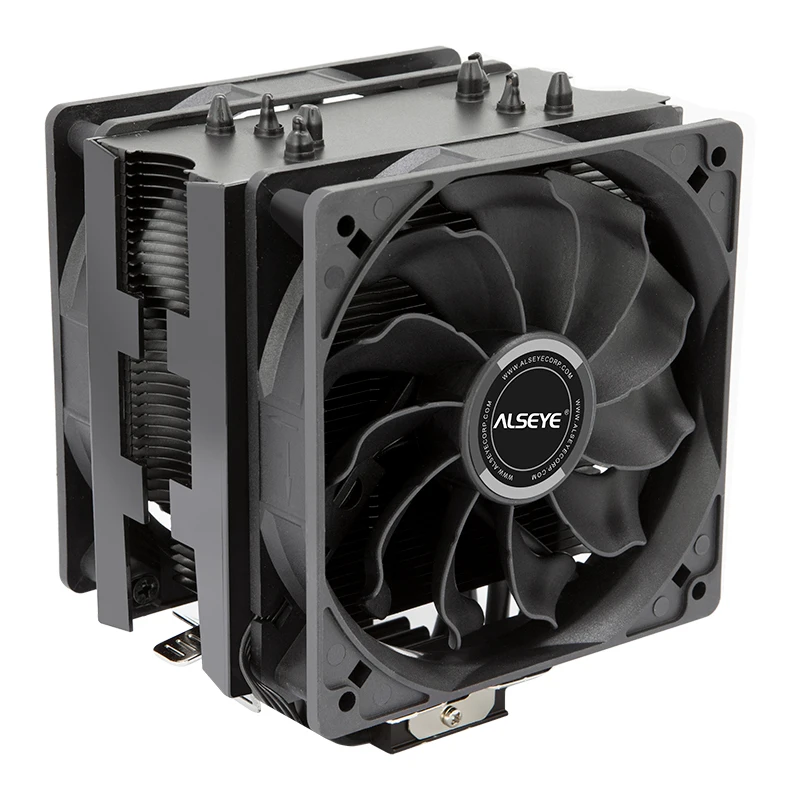 

Alseye CPU cooler with low noise 12v fan 120mm and fan pc cooling 2000rpm case pc gaming 2020