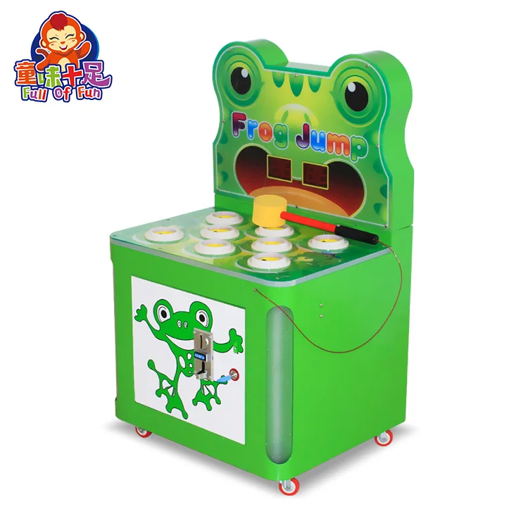 

crazy frog hammer game machine kids hit mole hammer toy game machine, Customized color