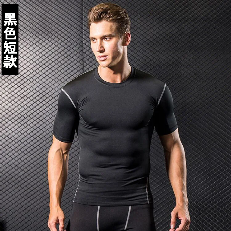 
Custom sublime print no logo solid neon color white grey blue gym wear training athletic work men running t shirt without label 