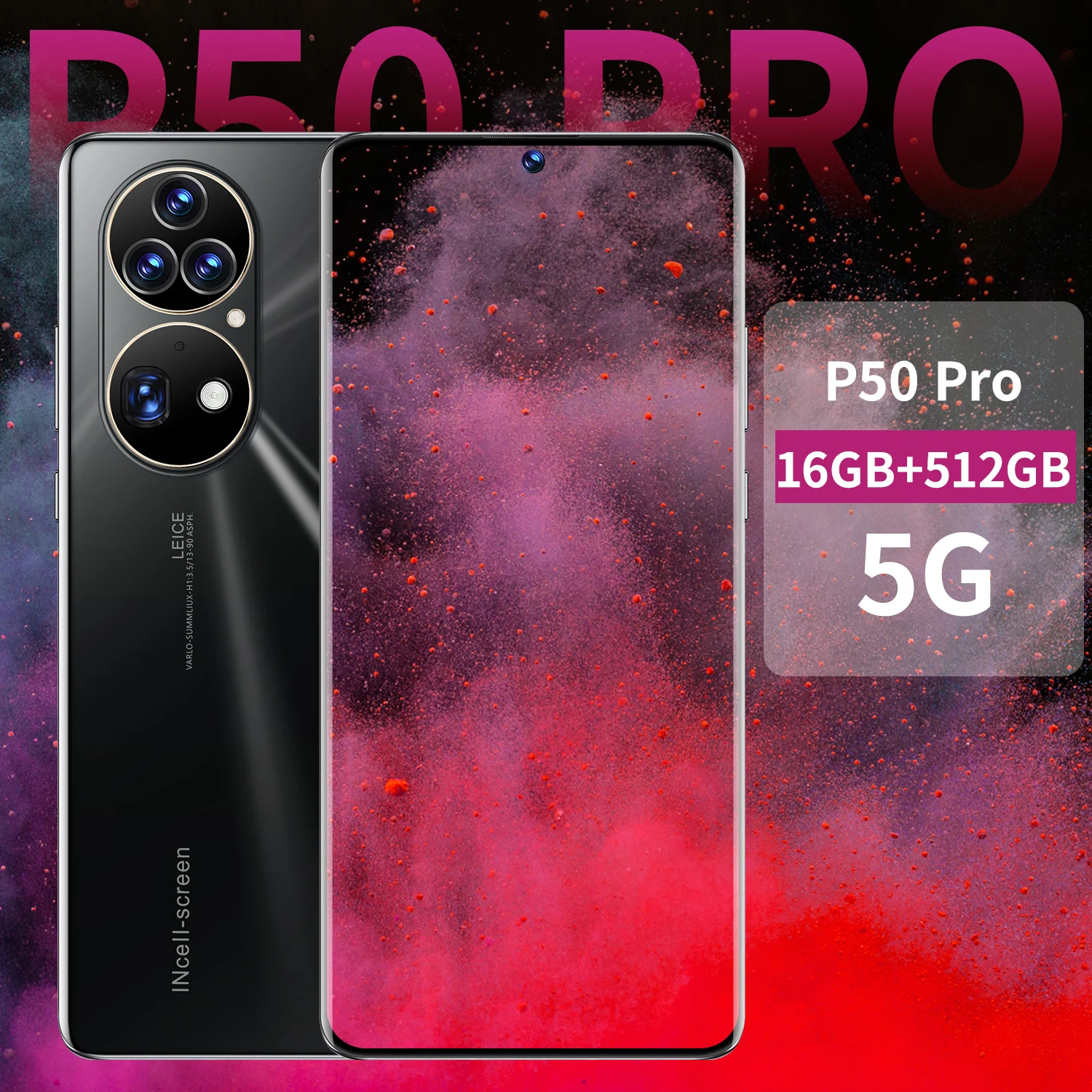 

Hot sale p50 Pro HD Camera Hifi music popular smartphone dual sim card Mobile phones