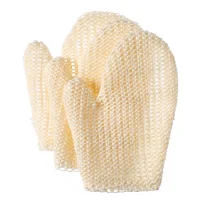 

Natural Fiber Hemp Bath Exfoliating Glove Scrubber Loofah Mitt Washcloths Sisal Shower Bath Glove