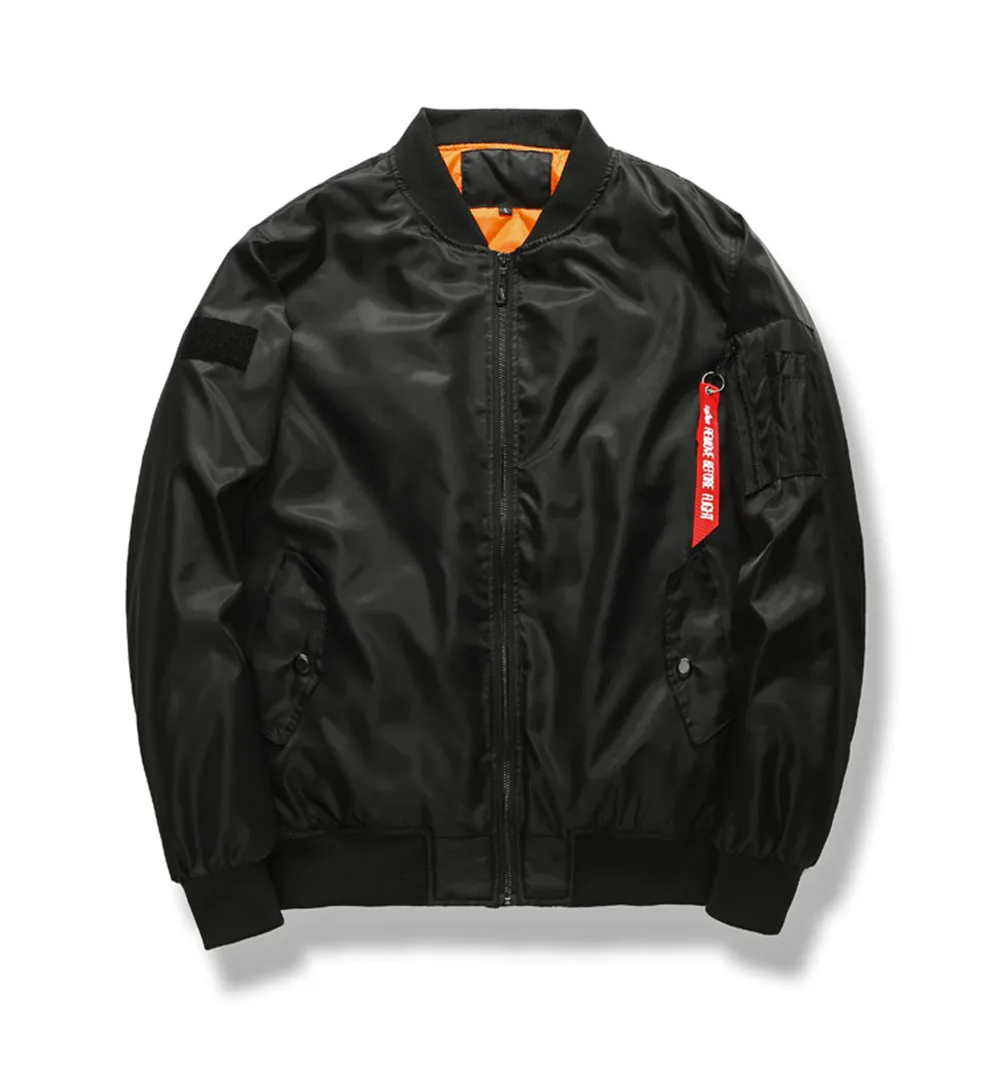 

Solid color stand collar men's plus size autumn jacket, Customized color