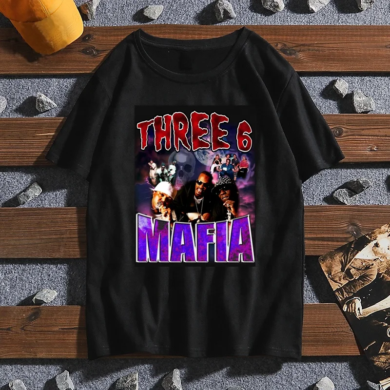 

Rap Group Migos Printing T-Shirt Short Sleeve Summer Top Rapper T-Shirt Manufacturer Cool Black Hip Pop Plus Size T-Shirt, Picture