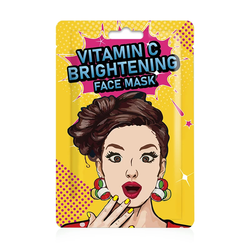 

OEM FaceMask Skin care Vitamin C Organic moisturizing Beauty Sheet mask Mascarillas Facial