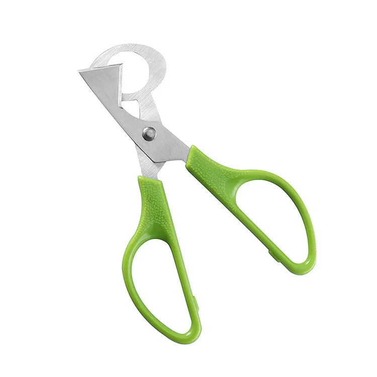 

Home Household Kitchen Tools Egg-Slicers Quail Eggs Scissors Cutter Stainless Steel Egg Opener Tool, 5 colors to choose