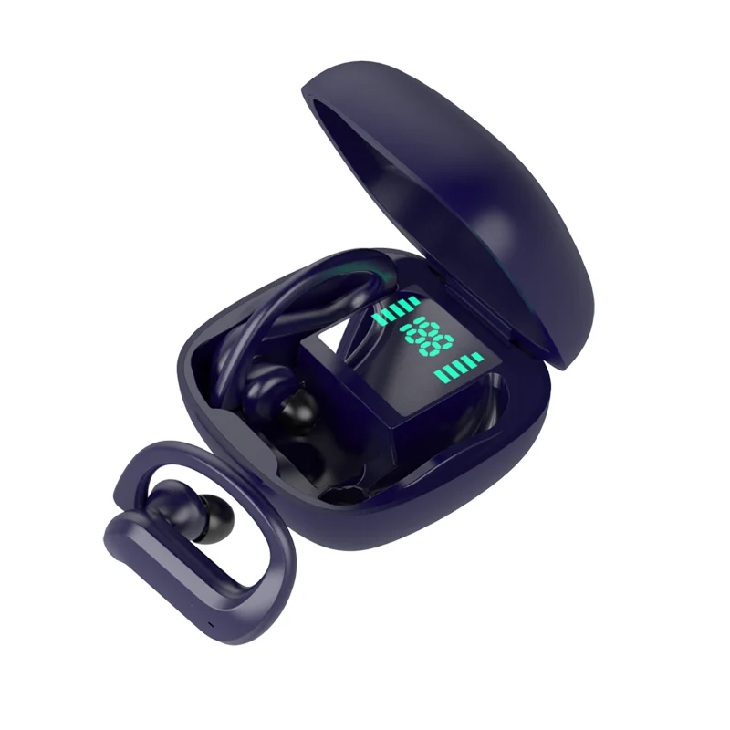 

MD03 Earphone Sports Waterproof Touch Control Earhook Earbuds TWS Wireless Headphone With Microphone