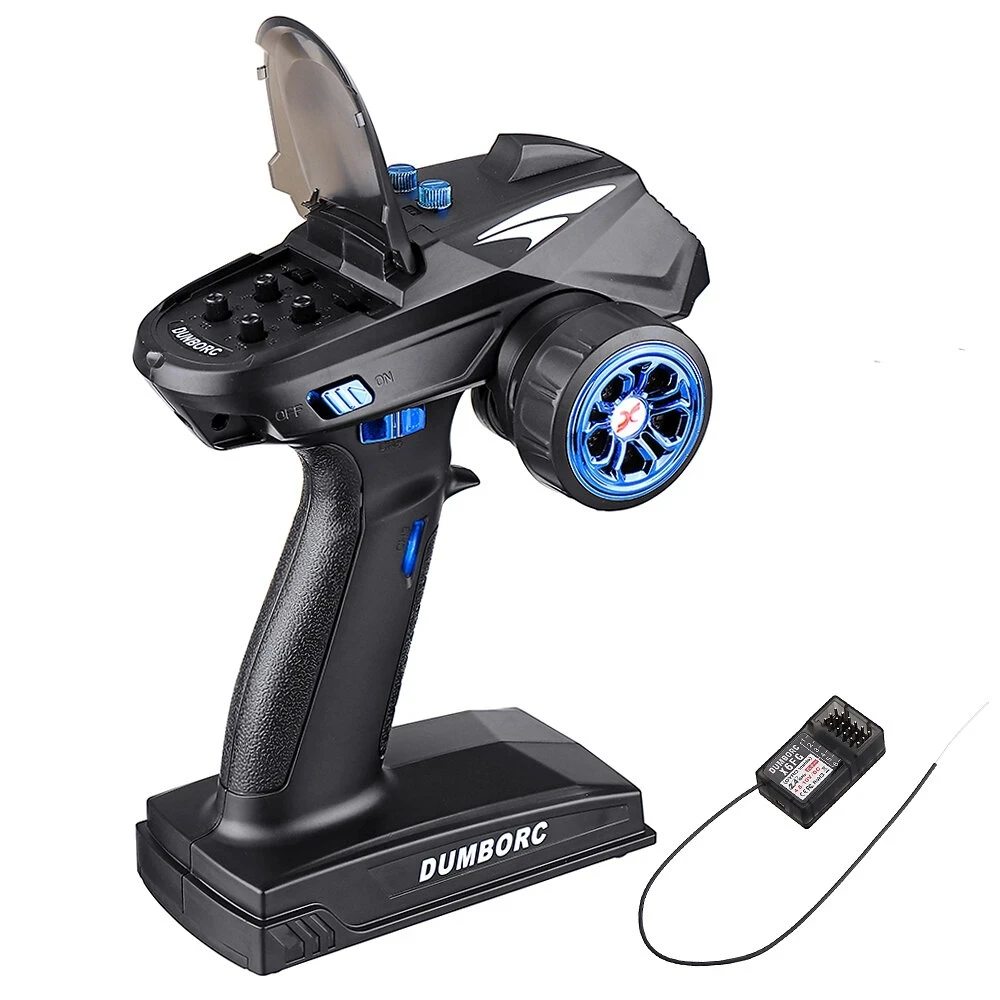 

DumboRC X6 2.4G 6CH Transmitter with X6FG Receiver for JLB VRX JJRC Q65 MN 90 Rc Cars Boats Tanks Helicopters Parts RadioLink