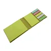 Promotional eco kraft hard cover stationery sticky notes customized memo pad sticky notepads with elastic band