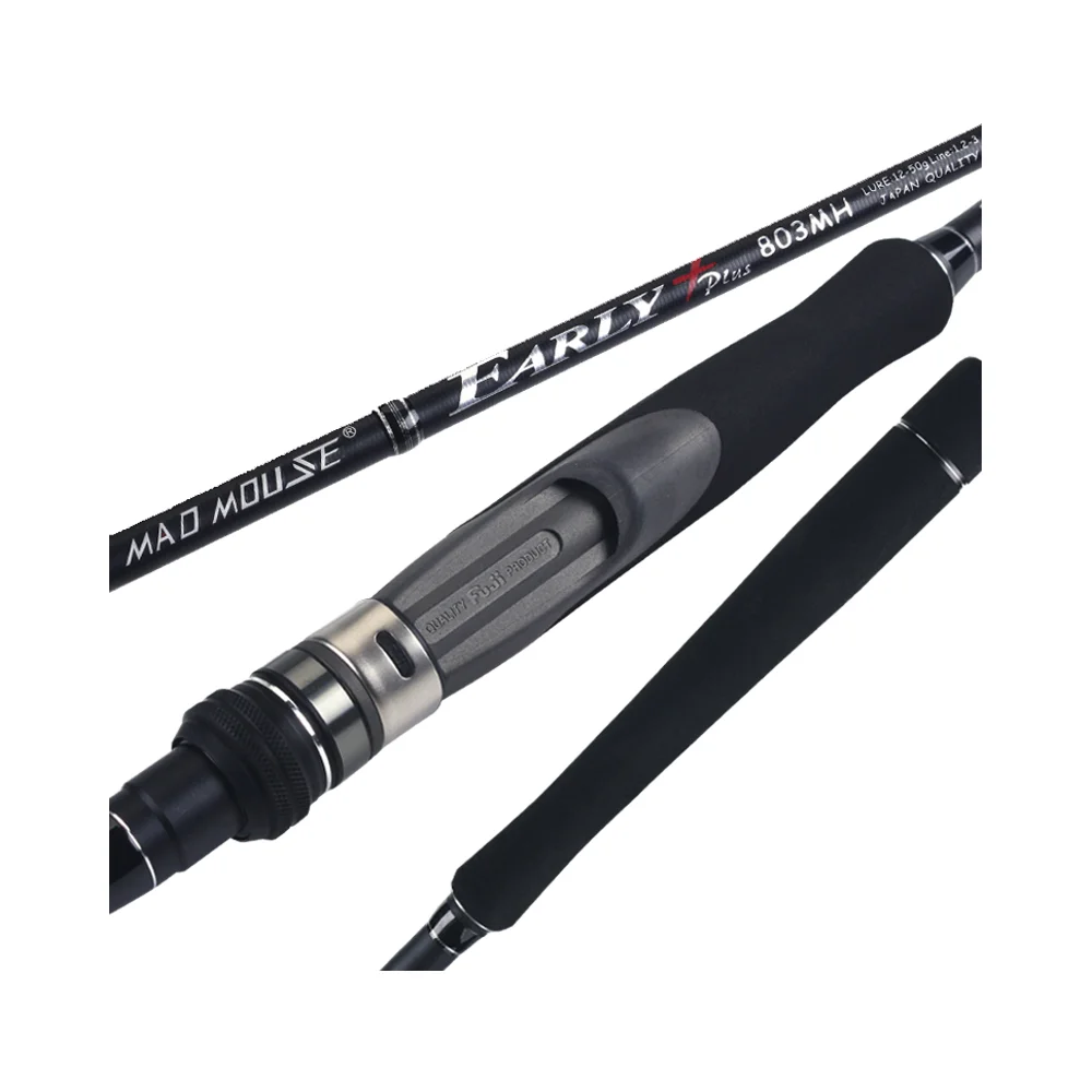 MADMOUSE Early Plus MH Japan Quality Jigging Rods Fuji Canas De Jigging Bass Rods 12-50g PE 1.2-3# Shore Jigging Rod