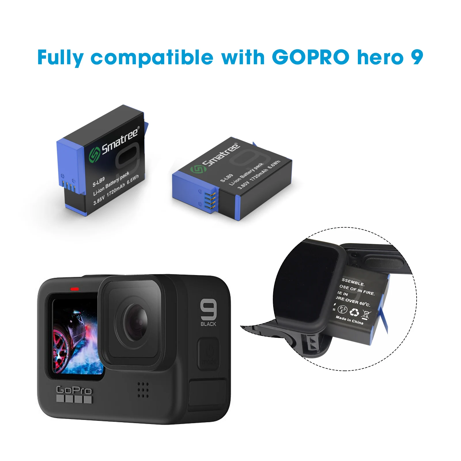 Smatree 2件装可充电电池 带3通道充电器 兼容go Pro H Ero 9黑色 完全兼容 Buy Go Pro电池 G Opro 9电池 电池9 Go Pro Product On Alibaba Com Smatree 2件装可充电电池 带3通道充电器 兼容go Pro H Ero 9黑色 完全兼容 Buy Go Pro电池 G Opro 9电池 电池9 Go Pro Product On Alibaba Com