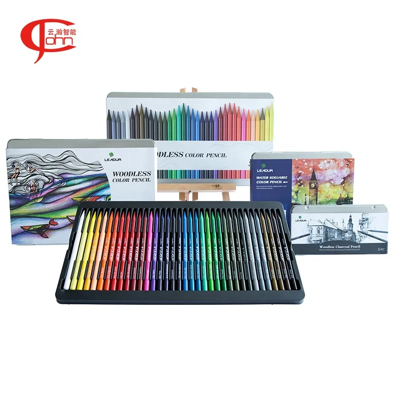 Download Woodless Colored Pencil 36 24 12 Color Pencils Set With Box - Buy Drawing L Color Pencil,School ...