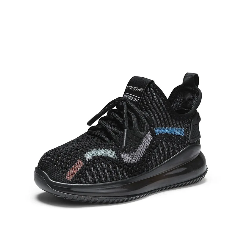 

2021 Flying Textured Sneakers Children's Breathable Coconut Shoes