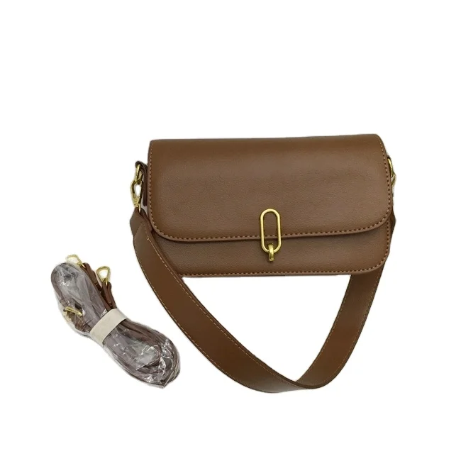 

2021 New Trend Women Crossbody Bags Korean Style PU Handbag Shoulder Bag Ladies Handbag With 2 Straps, Various colors