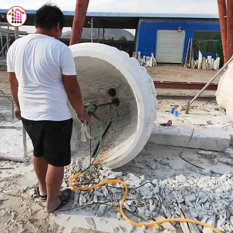 Macetas De Piedra De Granito O Mármol,Diseños De Columnas De Jardín