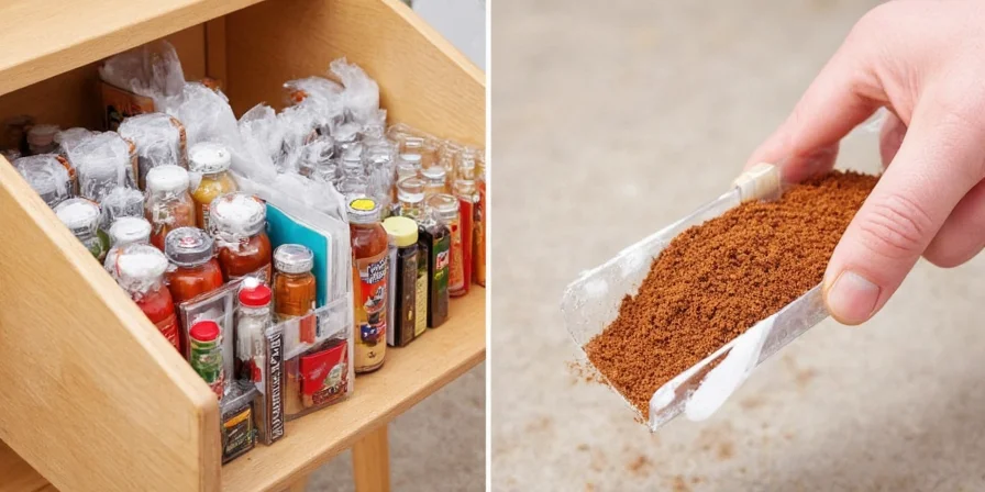Magnetic spice rack