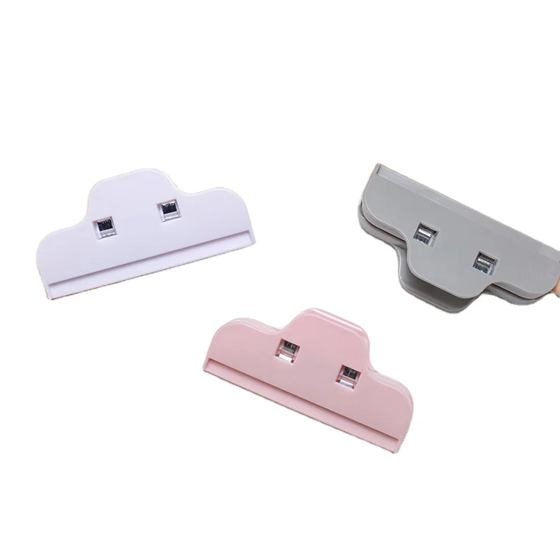 

Solid Color Kitchen Food Fresh Keeping Clips Plastic Storage Bag Sealed Clips Household Snack Seal Clip Home Useful Mini Tools