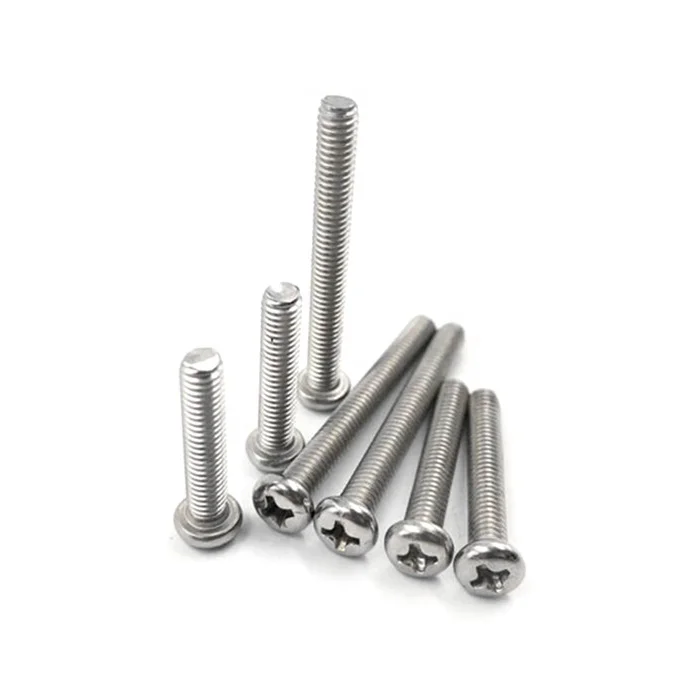 
DIN 7985 SS Cross Recessed Raised Cheese Head machine Screw 