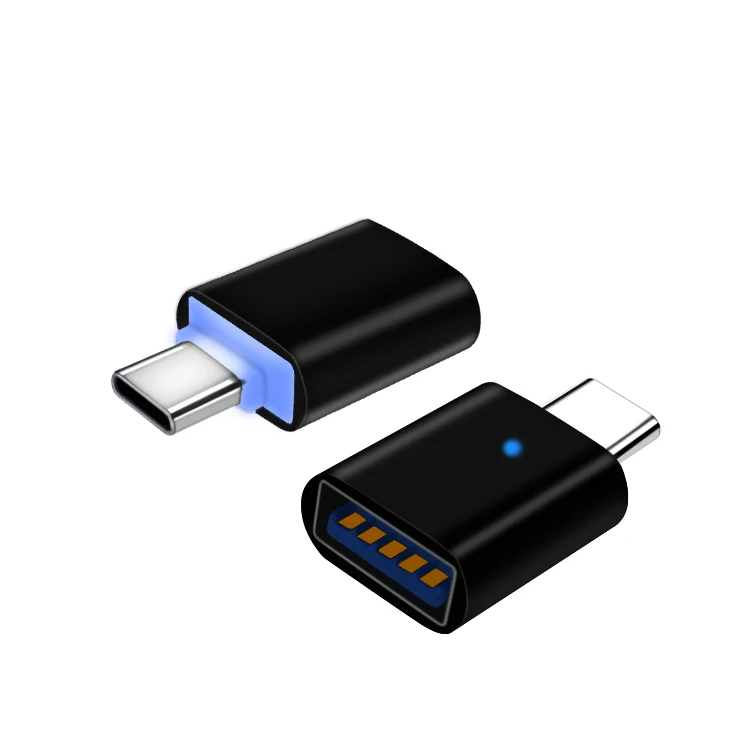 

Factory ASUS laptop connector compact with LED light OTG adapter dropshipping high-speed mobile phone adapter