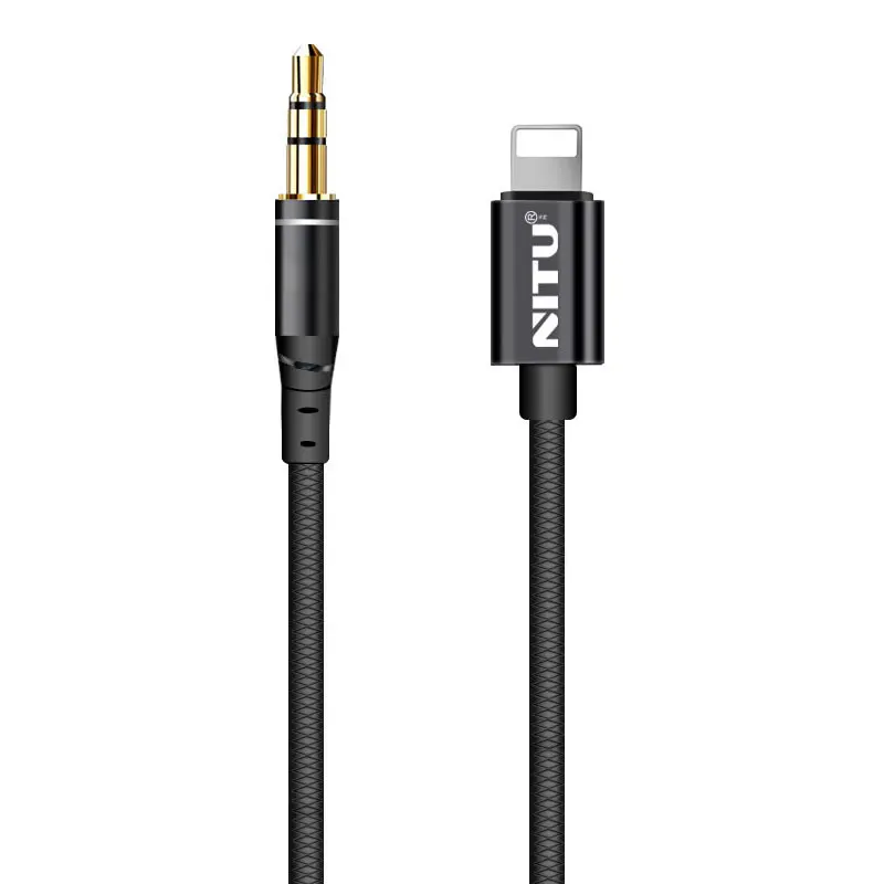 

1M 3M lighting to 3.5mm audio aux cable NT-AUX010 AUX cable for iphone