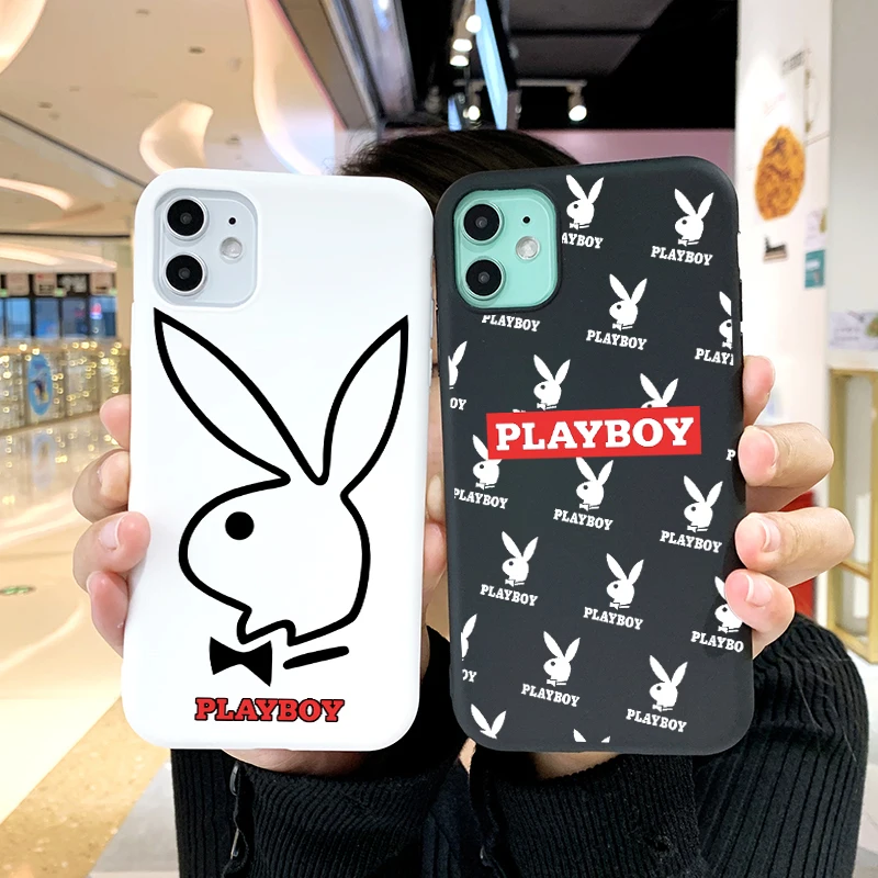 

Pop Bunny Phone Case for iPhone 12 11 Pro Max 11 Xs X SE 8 7 Plus 6S Silicone Cases Soft Back Cover, 12 design