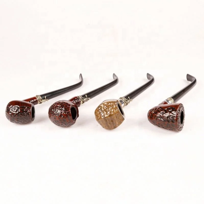 

New Arrival Length  Wood Color Smoking Pipe 6 Set, Picture