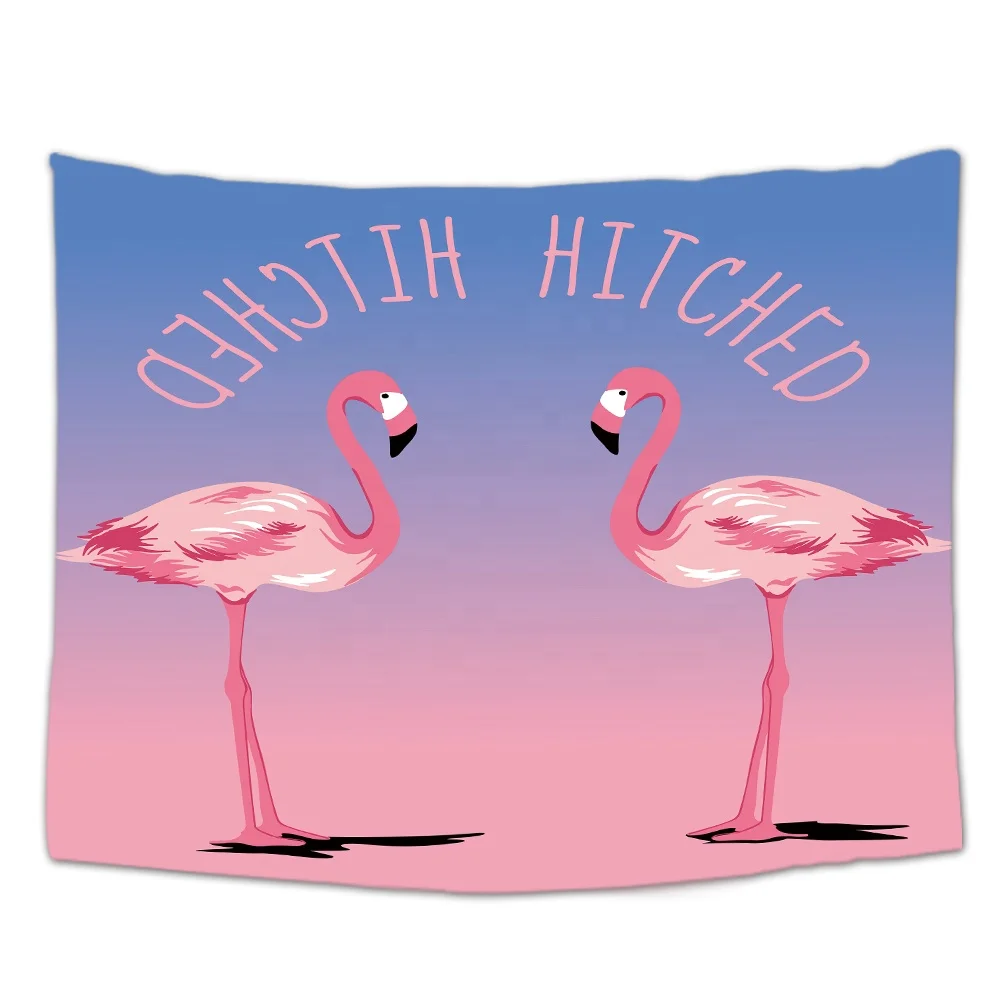

Factory customized unique design cute red-crowned crane tapestry