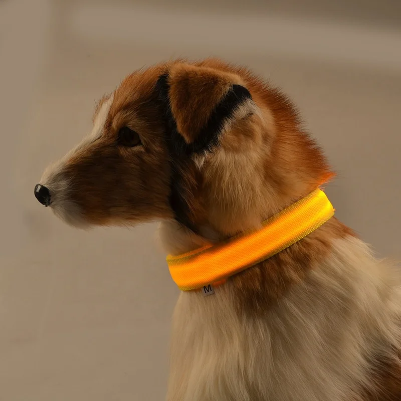 

Led Flashing Dog collars Made From PP, Red, orange, yellow, blue, green, pink, white, colorful