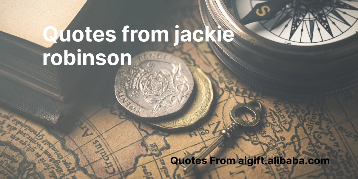 quotes from jackie robinson