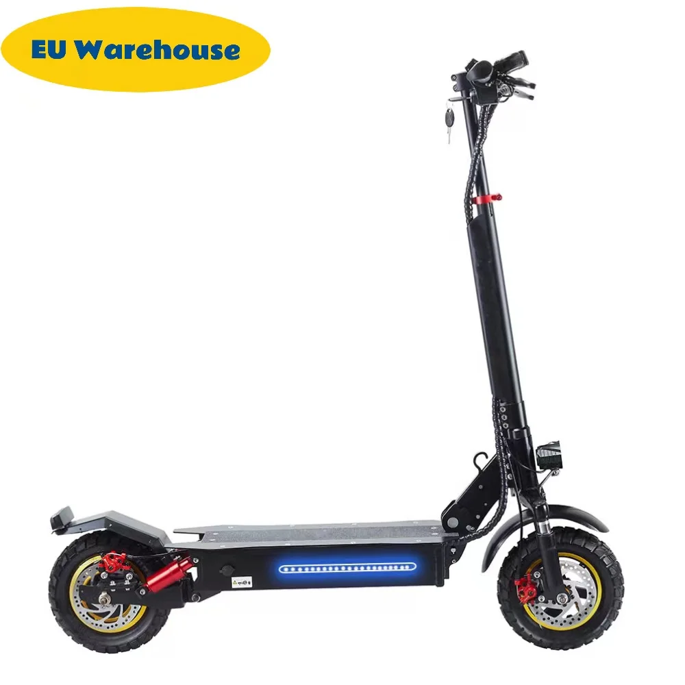 

New Design eu warehouse powerful 1000w 48v Mobility E Scooter motor fast 45km per hour 10 inch off road tire electric scooter