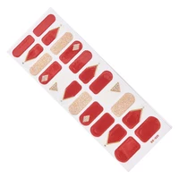 

New Hot Sale Gold Silver Foil Glitter Nail Art Decoration Sticker