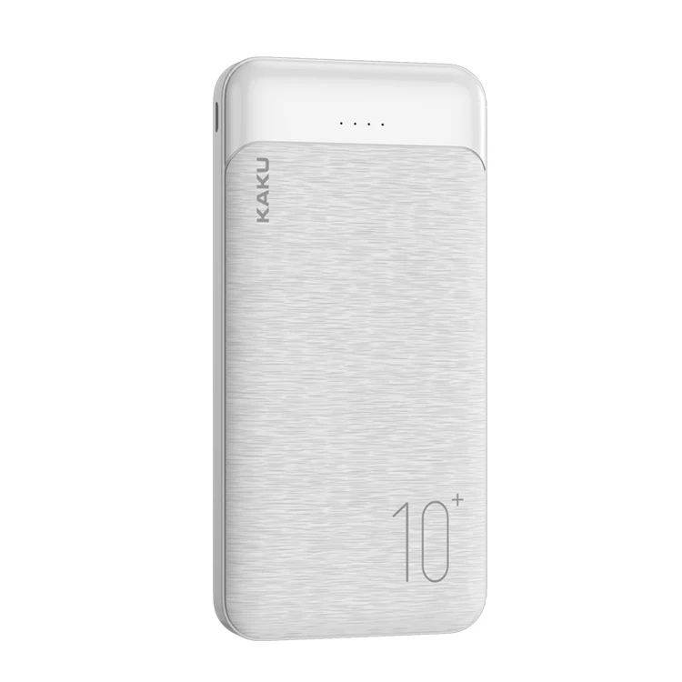 

2020 new products 10000mah powerbank Anti-skid portable fast charging safety mini power bank, Black white