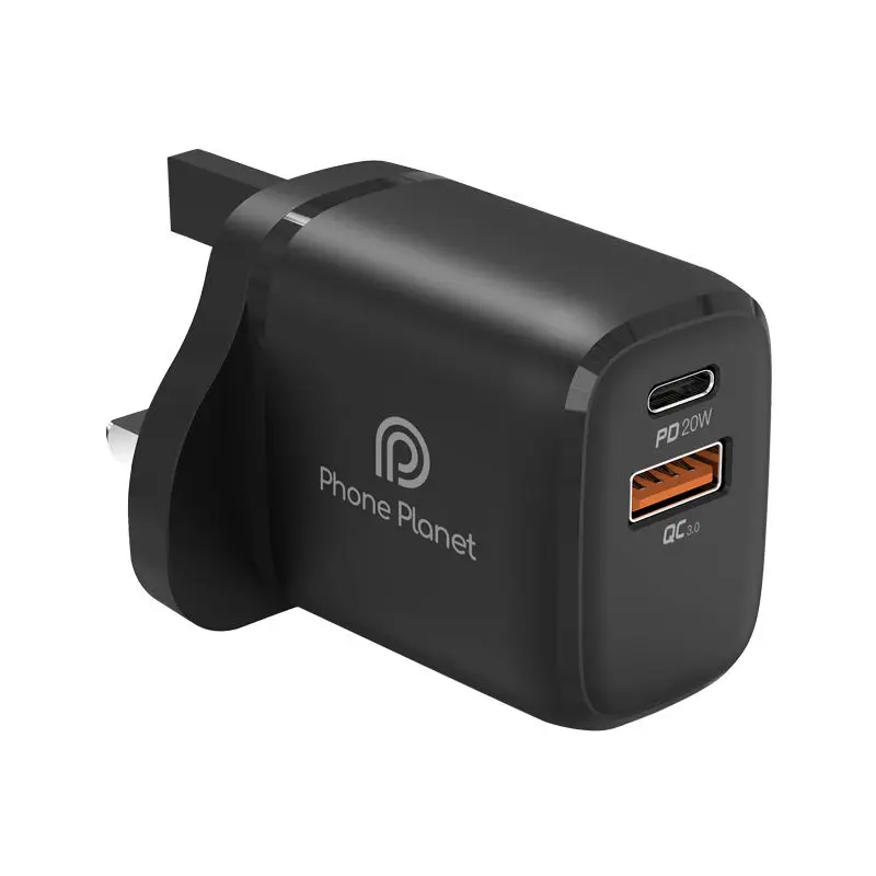 

Phone Planet Hot Selling 20W UK USB Wall Charger usb to type c Fast Charging Travel Adapter Wall Charger