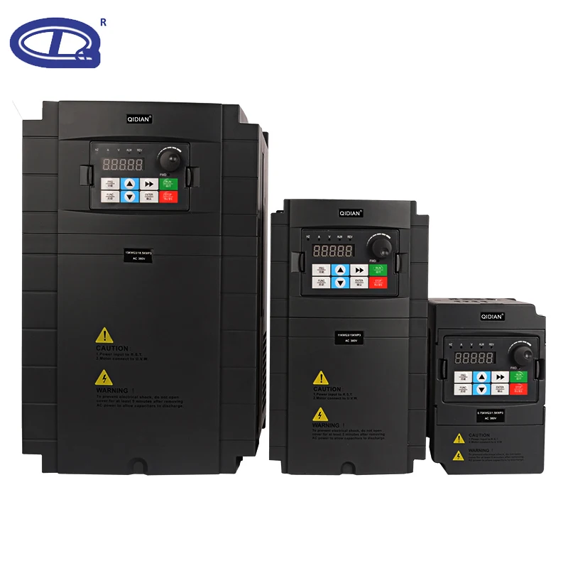 3 three phase 220v 380v 0.75kw to 1000kw vector VFD VSD ac variable frequency drive inverter converter