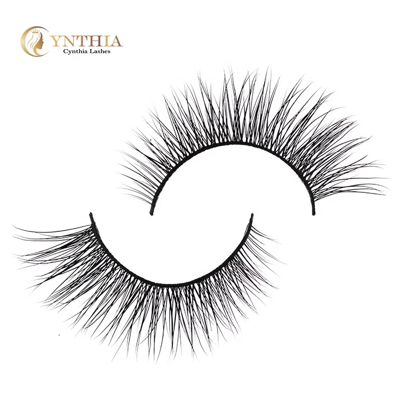 

Wholesale private label eye lashes 3d mink false strip eyelashes with false eyelash packaging